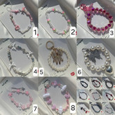 بند گوشی لوکس با آبکاری فلزی همراه اکسسوری