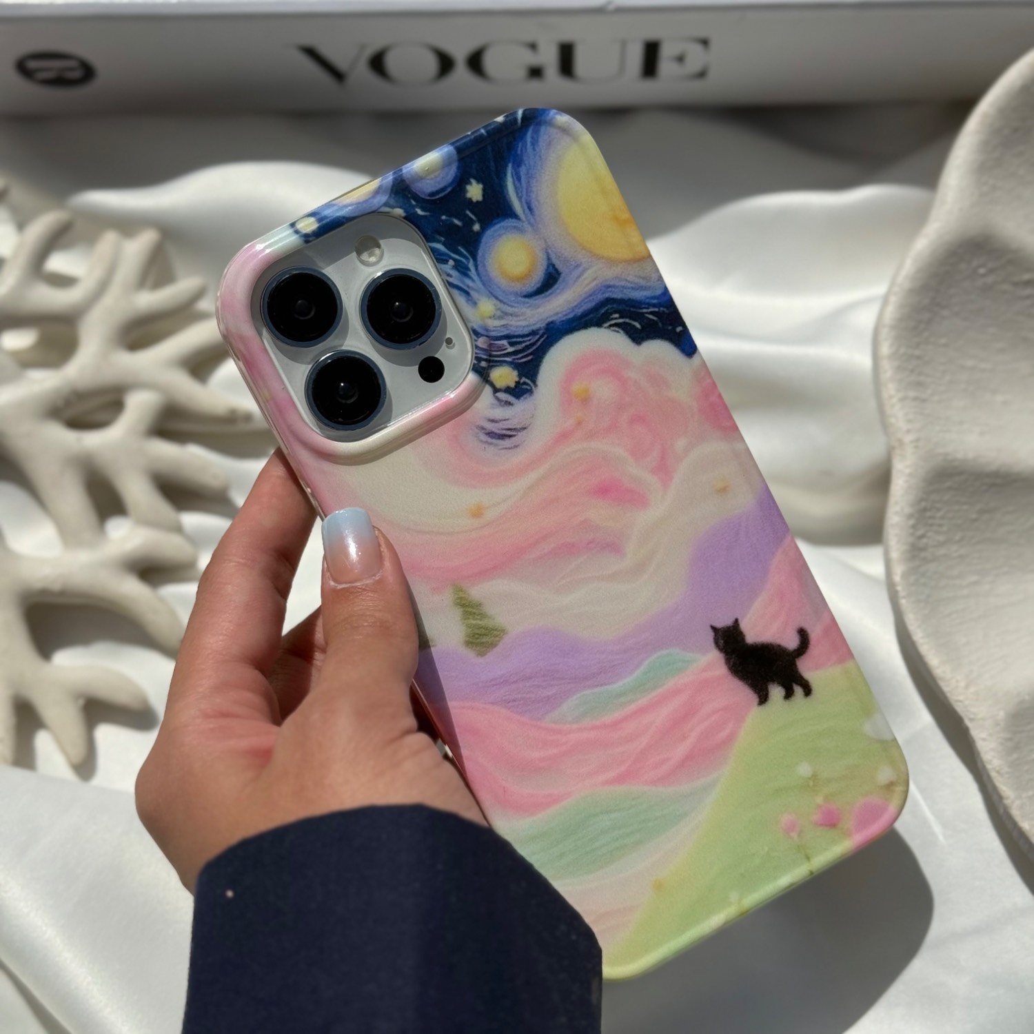 قاب IMD Cat Starry Night آیفون