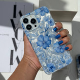 قاب آیفون IMD شکوفه های آبی Blue Blooms همراه اکسسوری