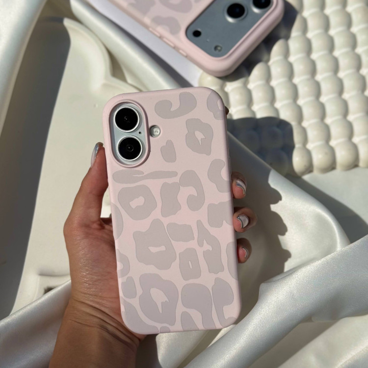 قاب آیفون صورتی خاص مدل Leo Pink Silic