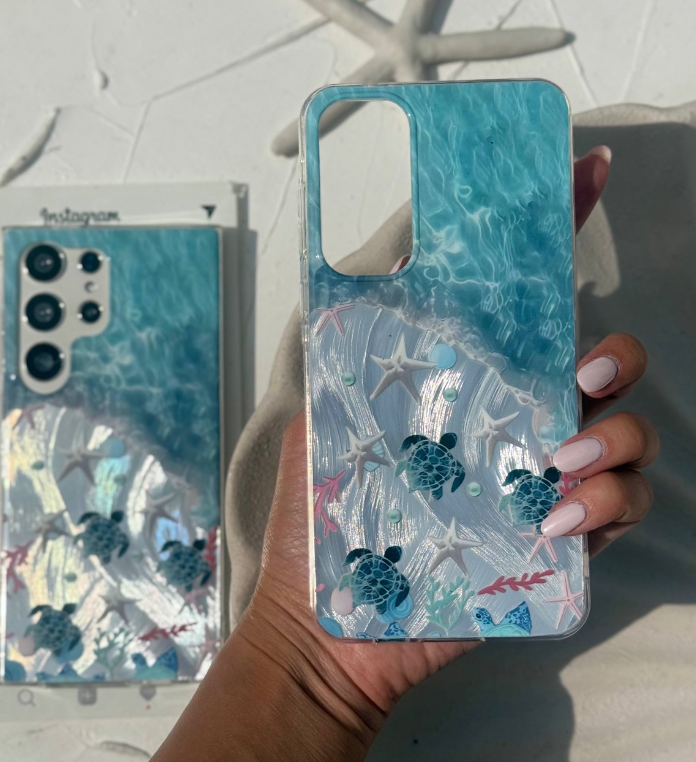 قاب لاک پشت دریایی مناسب Redmi Note 13 Pro 4G همرا اکسسوری