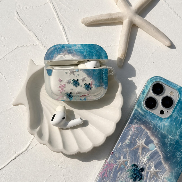 قاب IMD Beach Case طرح ساحل مناسب AirPods Pro 3