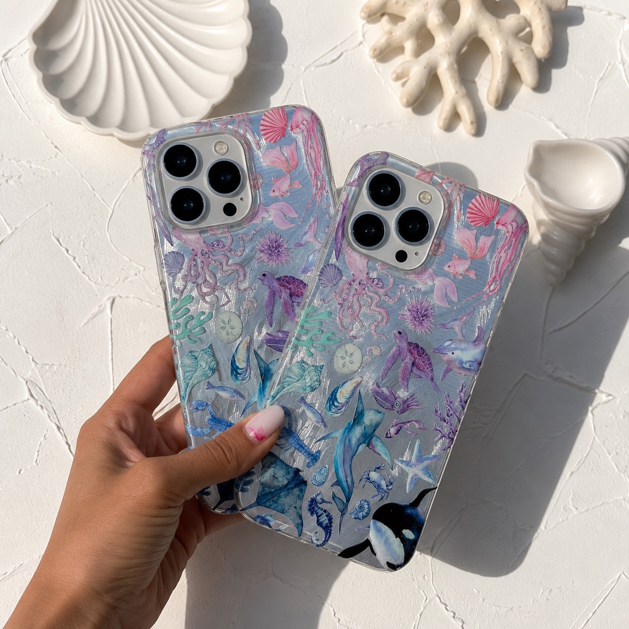 قاب IMD Sea Life طرح حیات دریا مناسب iPhone 17 Pro Max