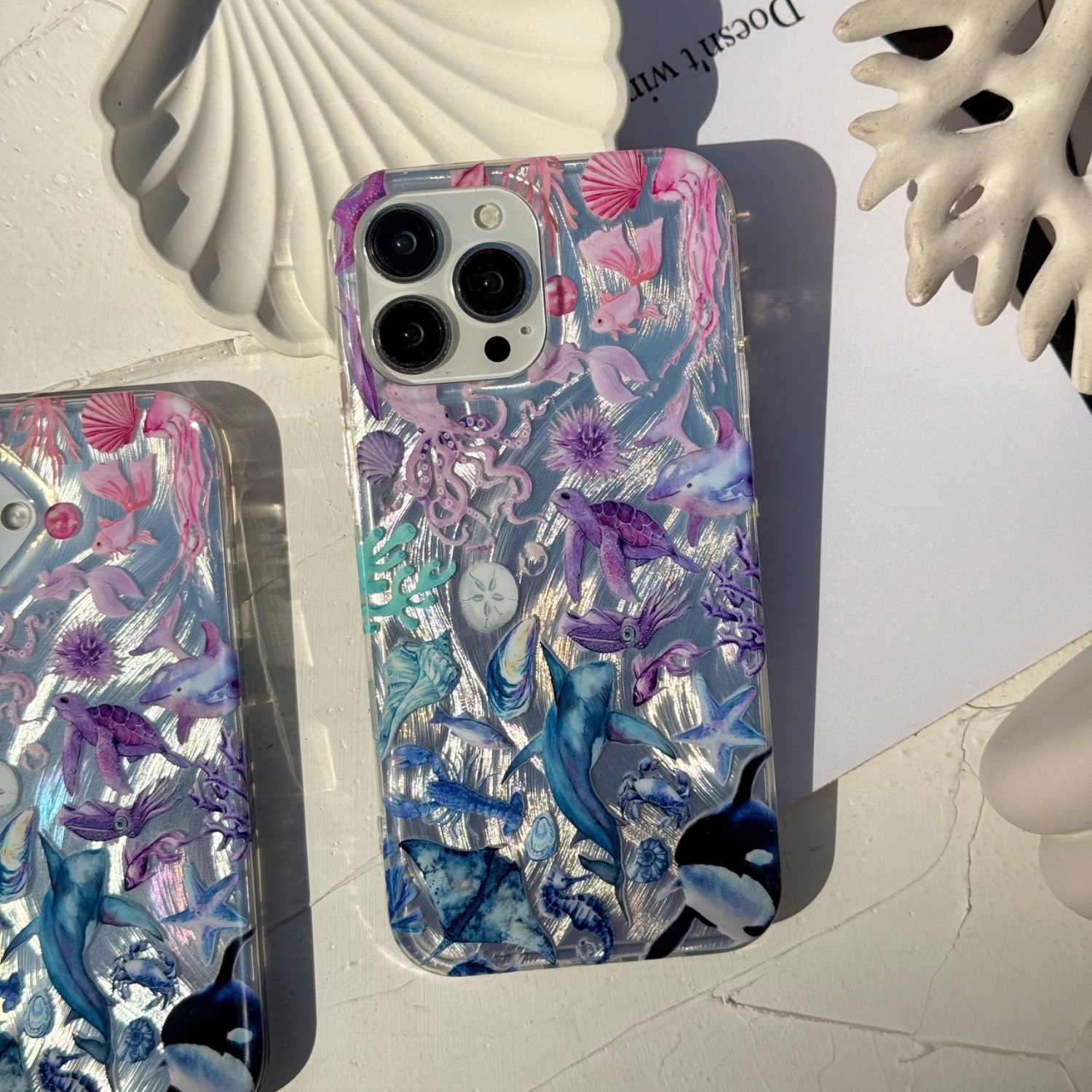 قاب طرح ماهی و موجودات دریایی مناسب iPhone 16