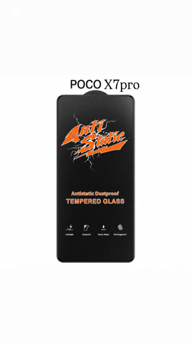 گلس شیشه ای شفاف POCO X7 Pro همراه اکسسوری