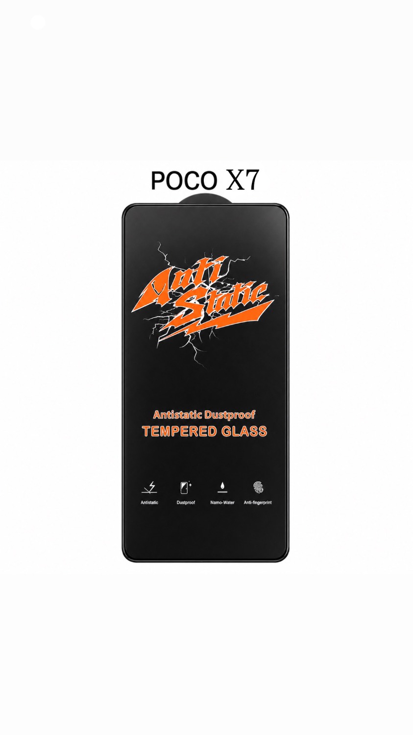 گلس شیشه ای شفاف POCO X7 همراه اکسسوری