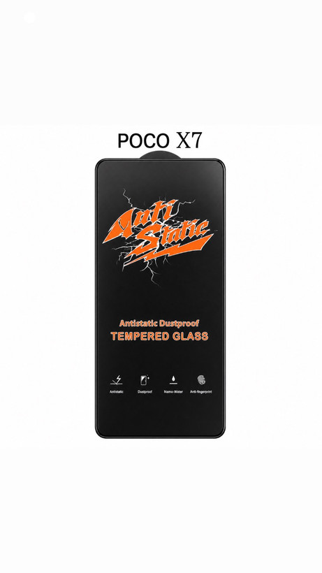 گلس شیشه ای شفاف POCO X7 همراه اکسسوری