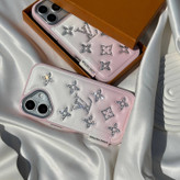کاور صورتی Pinky طرح Diamond آیفون