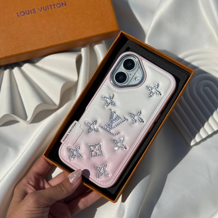 قاب LV Leather Diamond آیفون 17 پرو مکس
