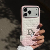 قاب Dior Leather Diamond Pinky همراه اکسسوری